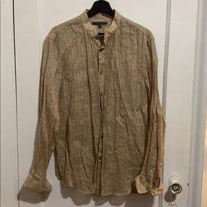 John Varvatos Collection Wingtip Pintuck L/S Shirt